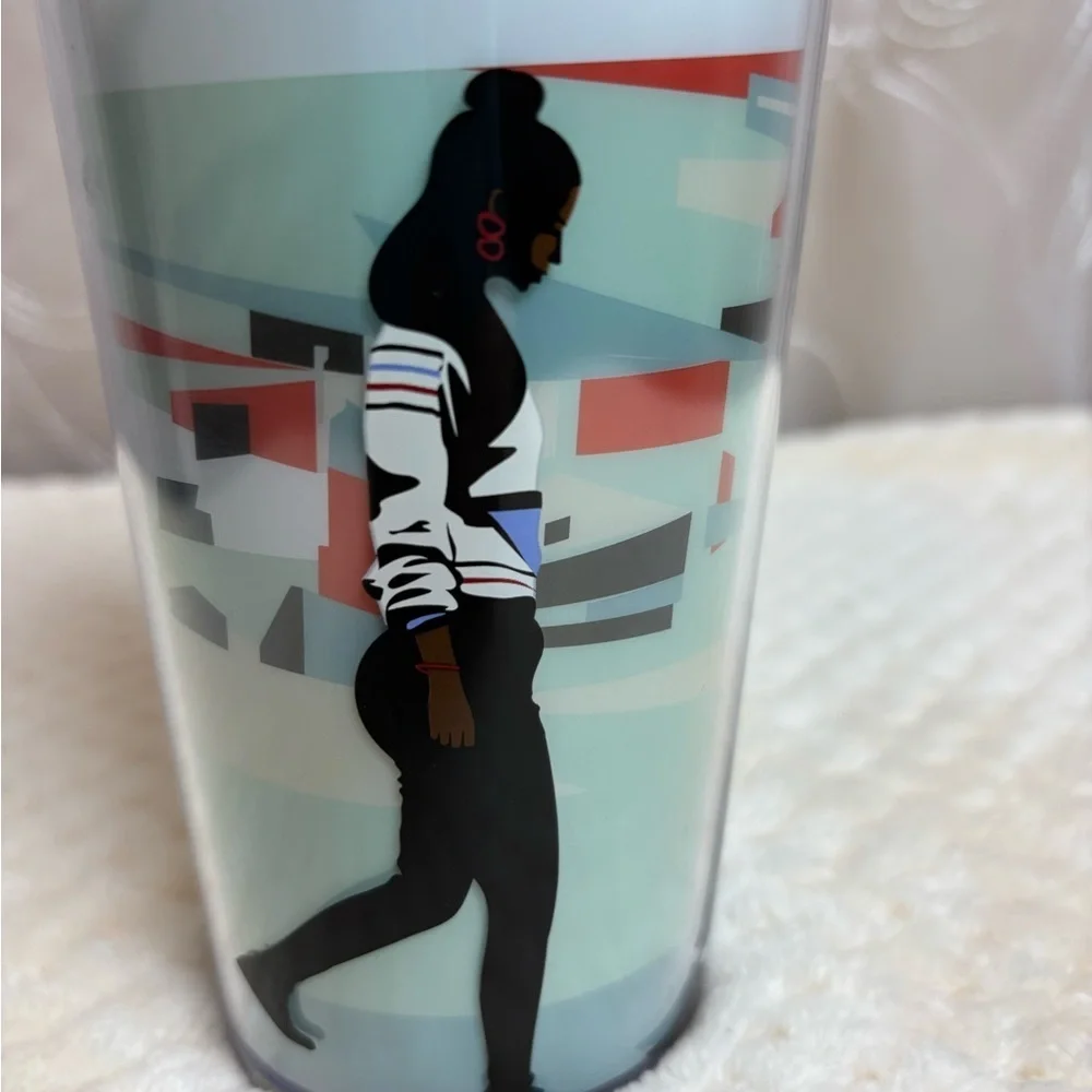 Starbucks + Lou Black History Memorabilia 2024, 24 oz Cold Beverage Tumbler